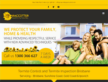Tablet Screenshot of maccotterpestcontrol.com
